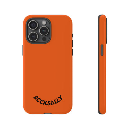SOLID Tangerine Tough Case for Apple
