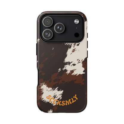 Sooo Cowboy Orange Tough Phone Case for Apple