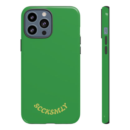 SOLID Green Grin Tough Case for Apple