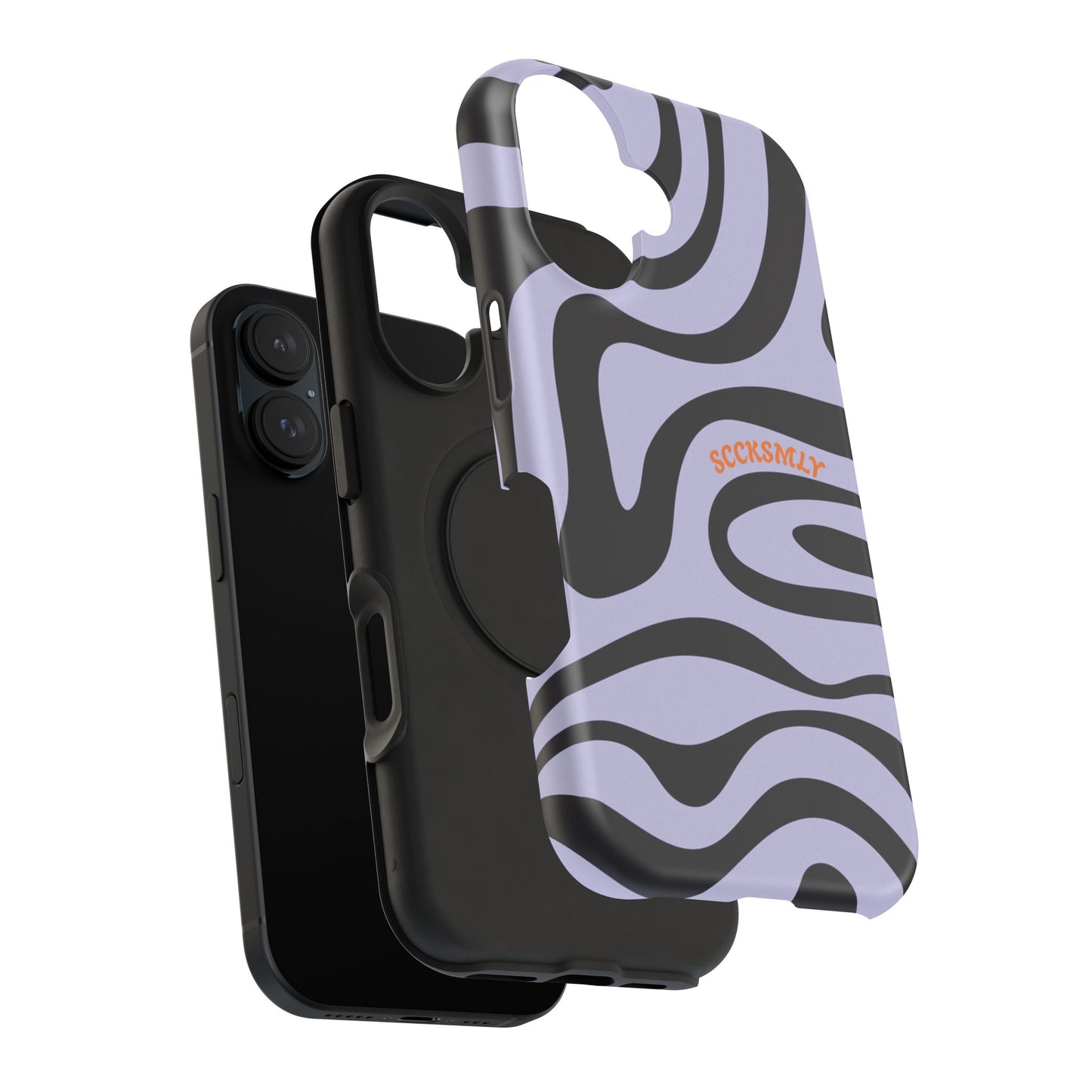 Purple Swirl Phone Case for Apple