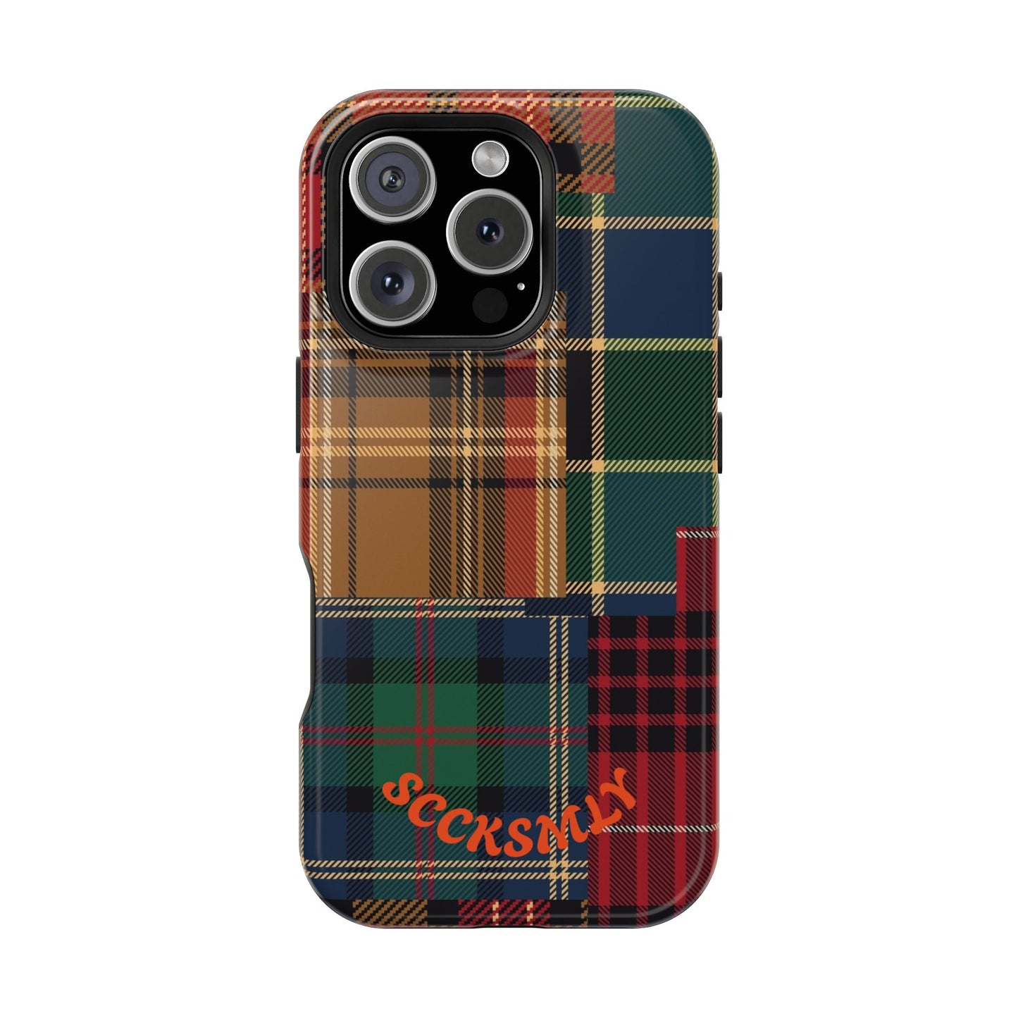 Heritage Hues Patchwork Tough Phone Case for Apple