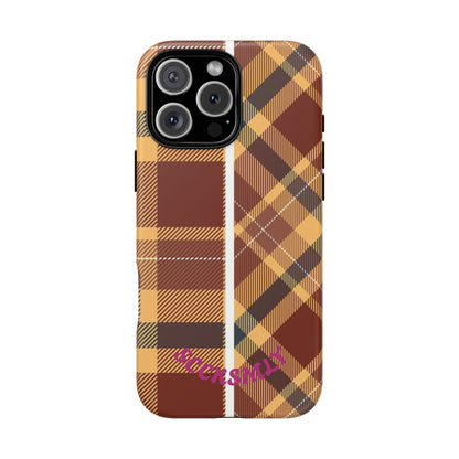 Autumn Plaid Phone Case for Apple