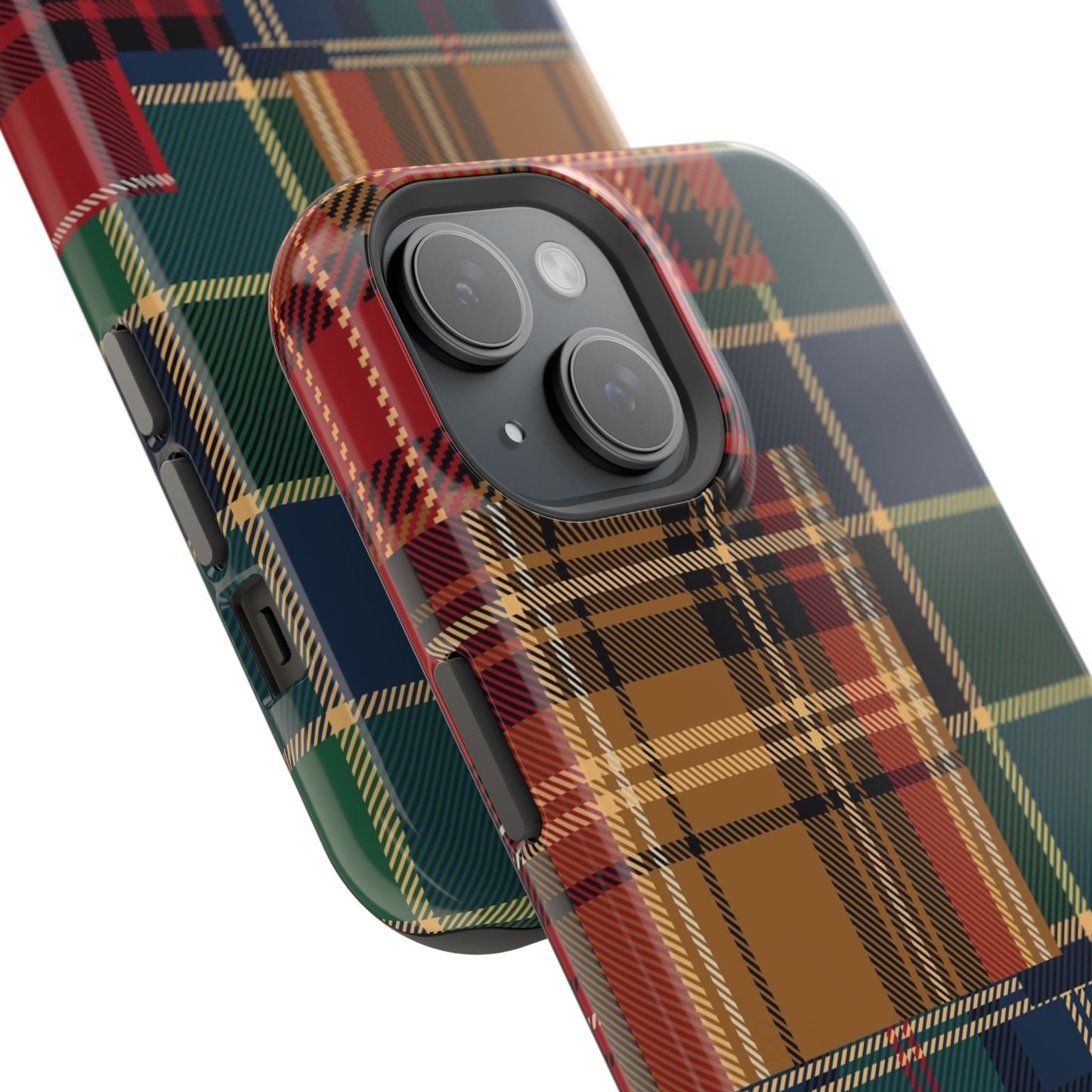 Heritage Hues Patchwork Tough Phone Case for Apple