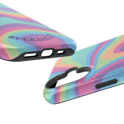Pastel Swirl Phone Case for Apple