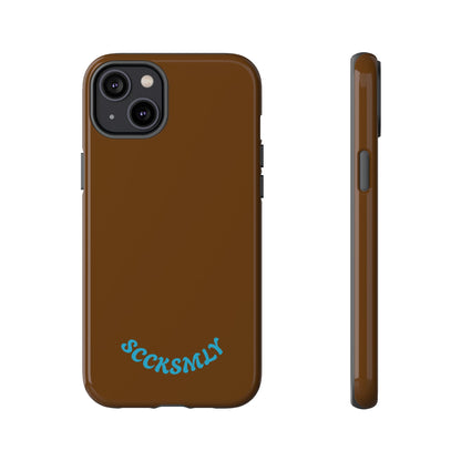 SOLID Chocolate Coco Tough Case for Apple