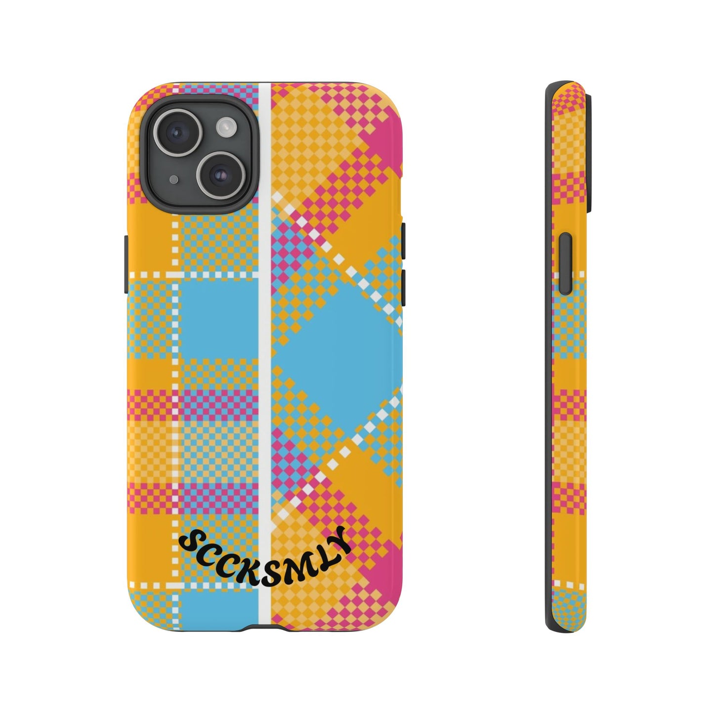 Pattern Punch Phone Case for Apple