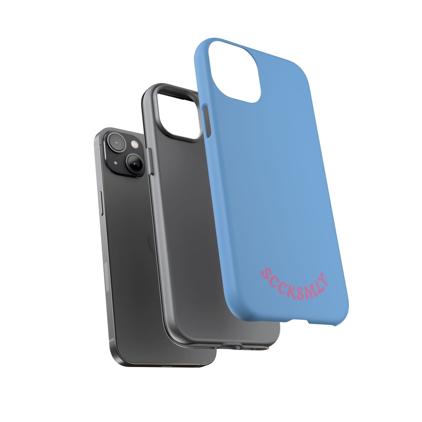 SOLID Blue Candie Tough Case for Apple