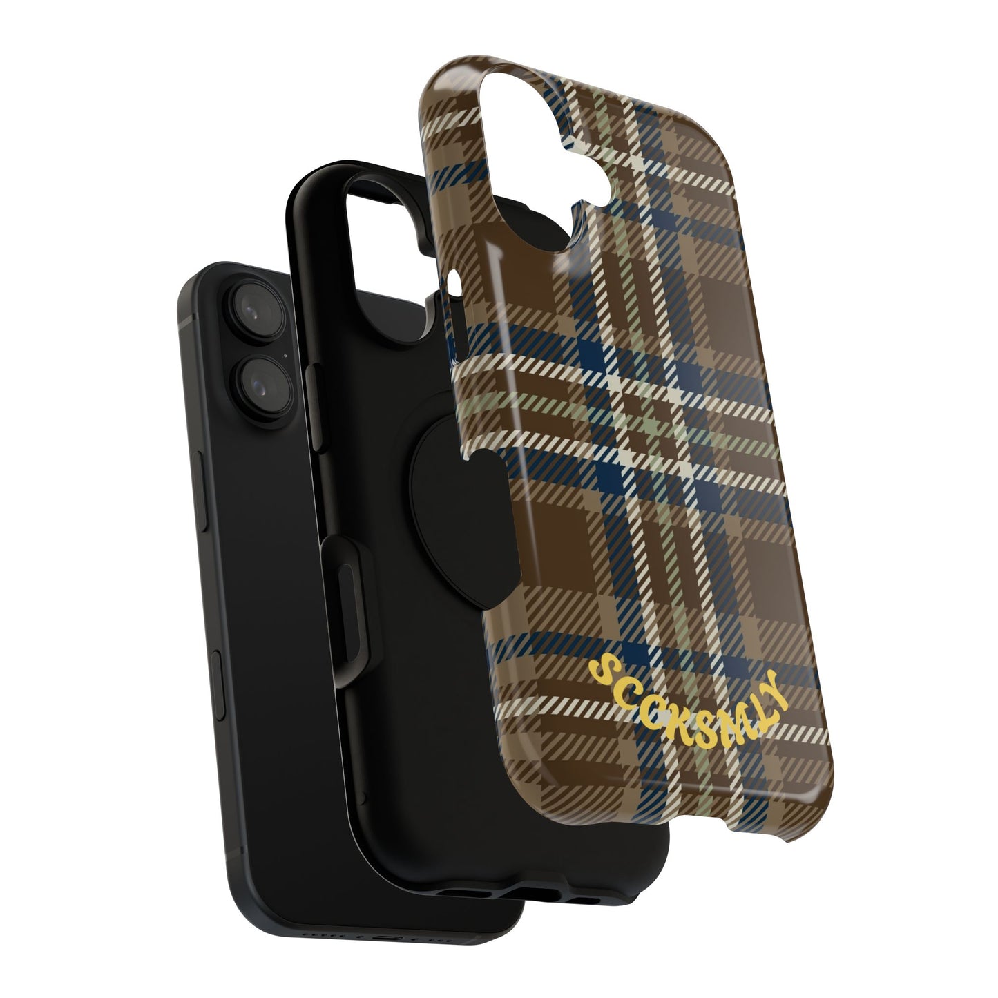Earth and Sky Plaid Phone Case for Apple