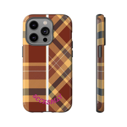 Autumn Plaid Phone Case for Apple