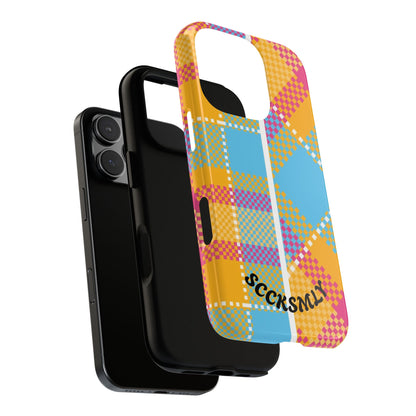 Pattern Punch Phone Case for Apple
