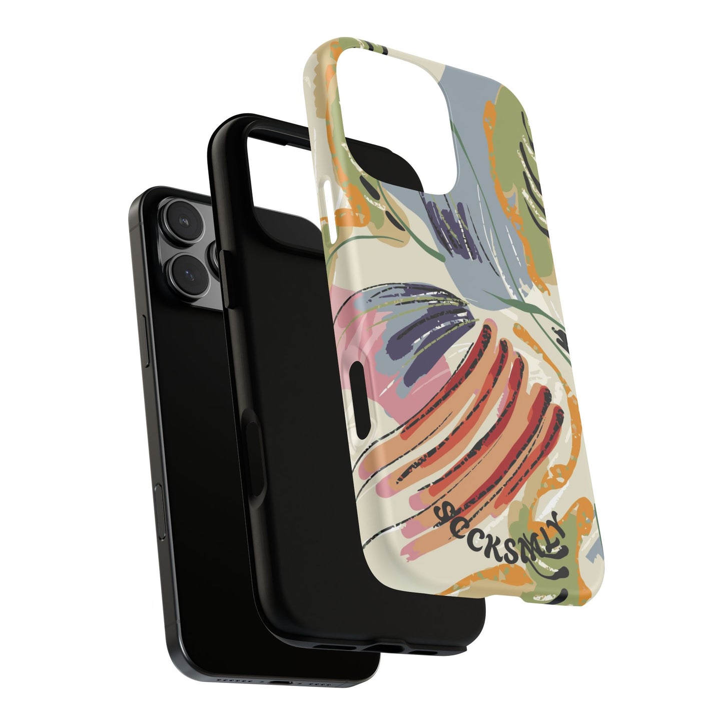 Botanical Strokes Palette Tough Phone Case for Apple