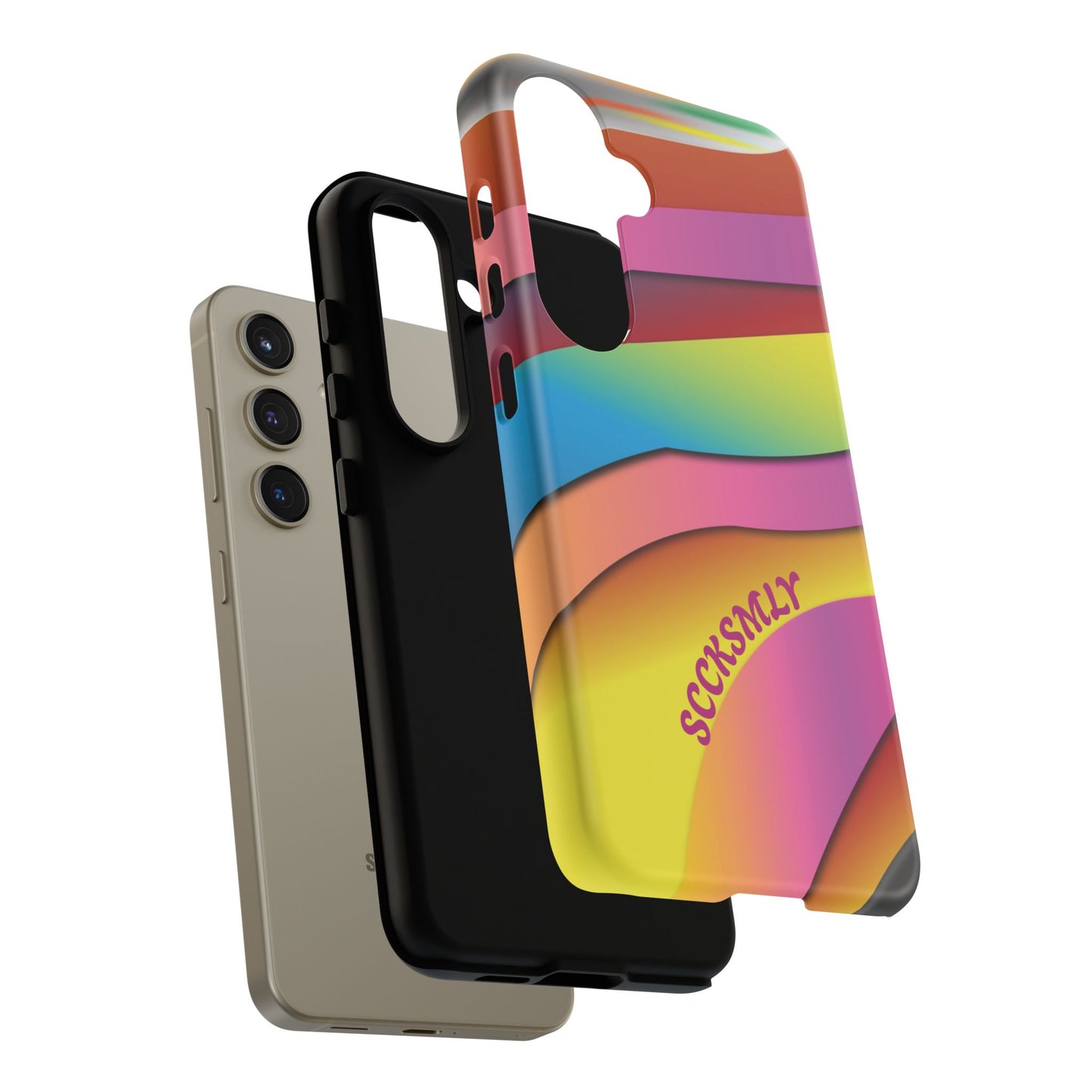 Modern Retro Rainbow Phone Case for Samsung