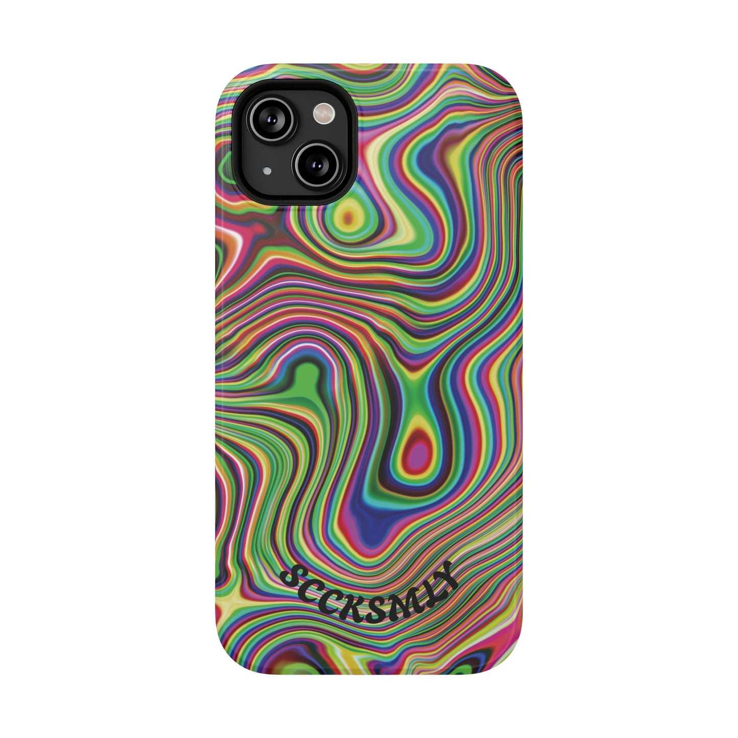 Acid Swirl Phone Case for Apple