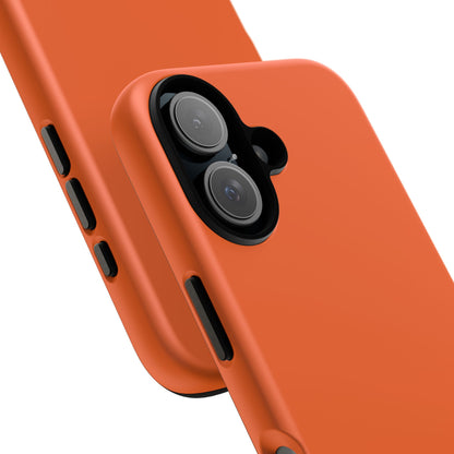 SOLID Tangerine Tough Case for Apple