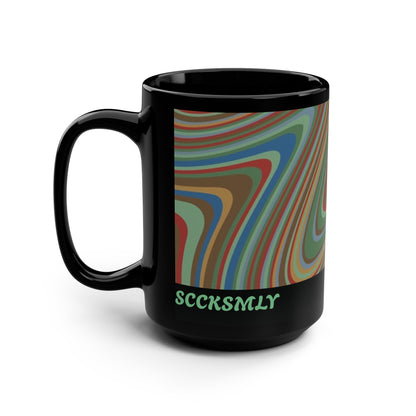 Mug The Morning Maze 15 oz - Black