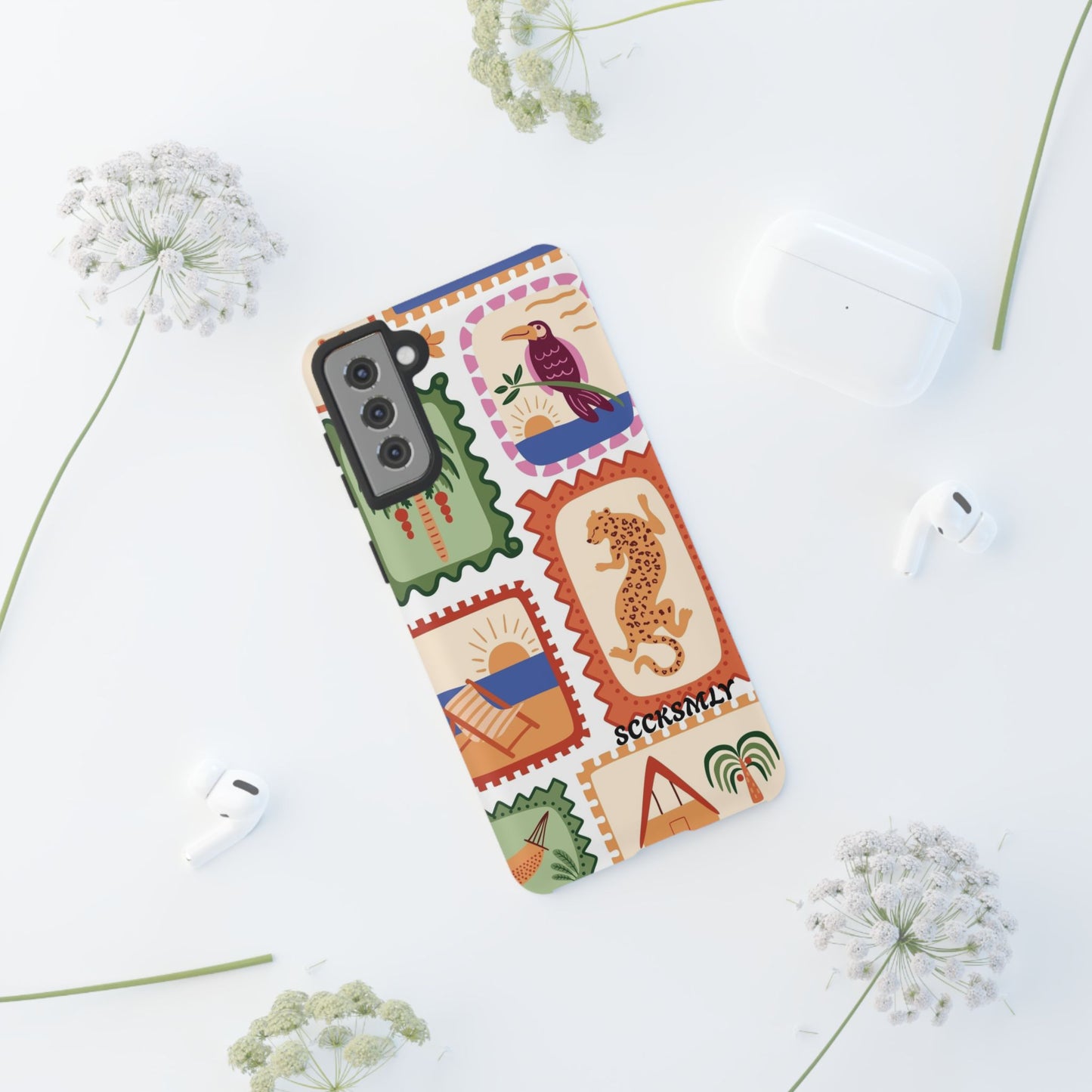 Tropical Print Phone Case for Samsung