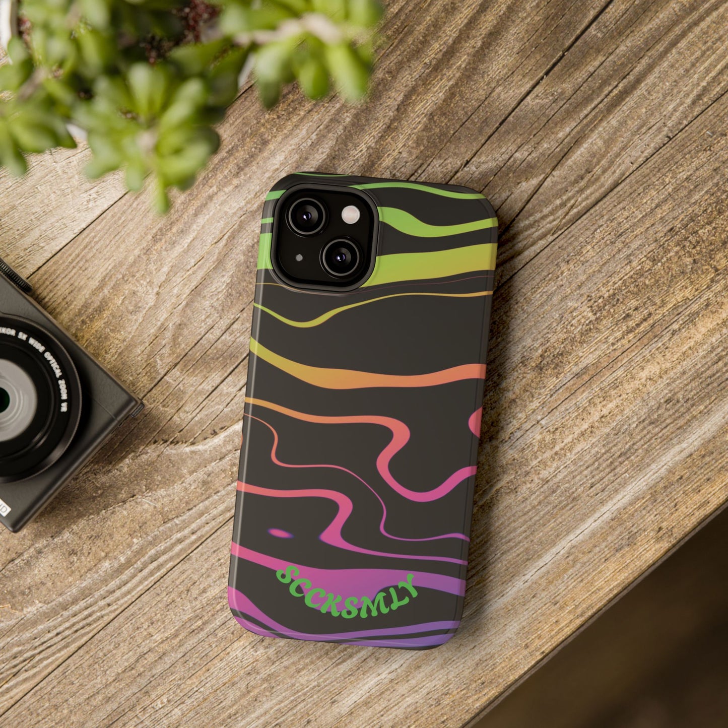 Dark Rainbow Phone Case for Apple
