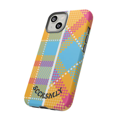 Pattern Punch Phone Case for Apple