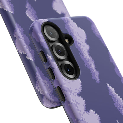Lilac Pixel Cloud Tough Phone Case for Samsung