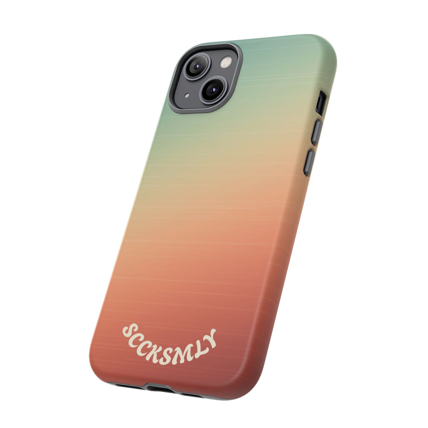 Warm Ombré Tough Phone Case for Apple