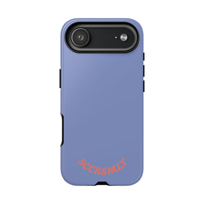 Periwinkle Blue Tough Phone Case for Apple