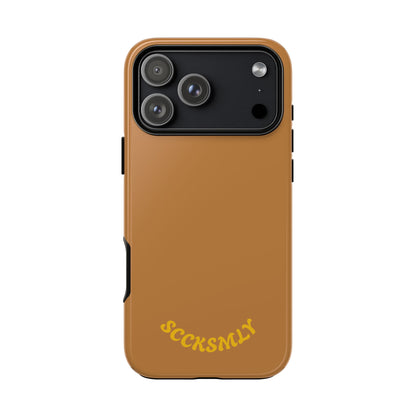 SOLID Spiced Caramel Tough Case for Apple