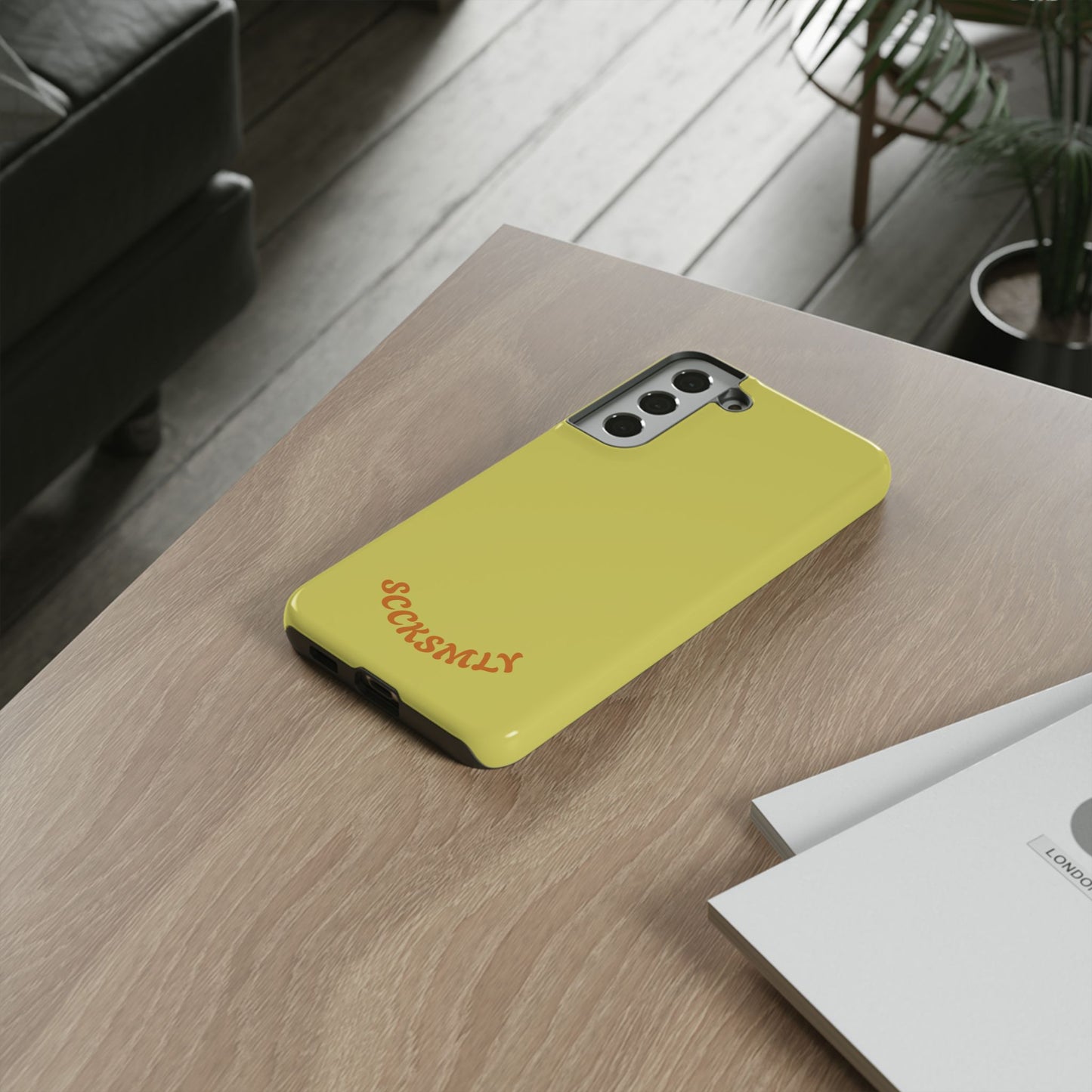 SOLID Lemon Dijon Glaze Tough Case for Samsung