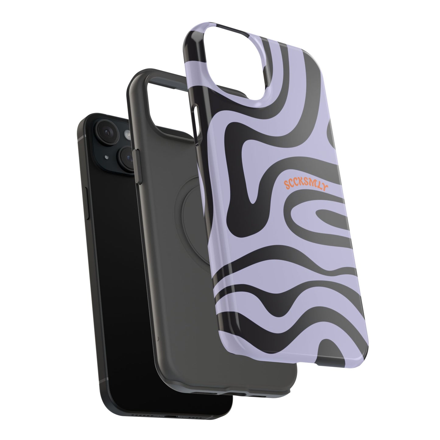 Purple Swirl Phone Case for Apple