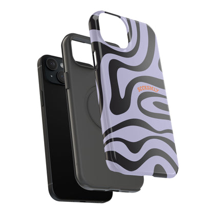 Purple Swirl Phone Case for Apple