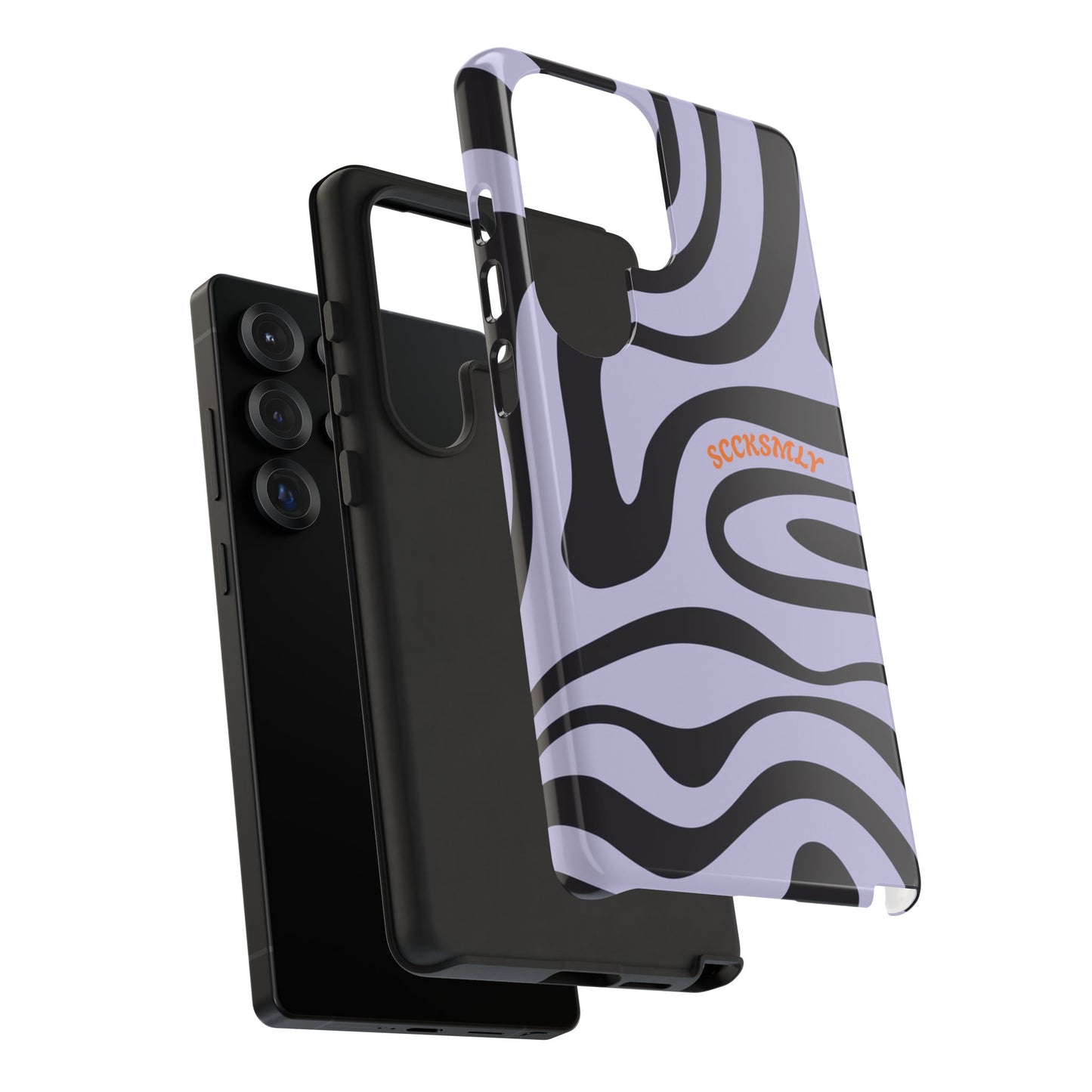 Purple Swirl Phone Case for Samsung