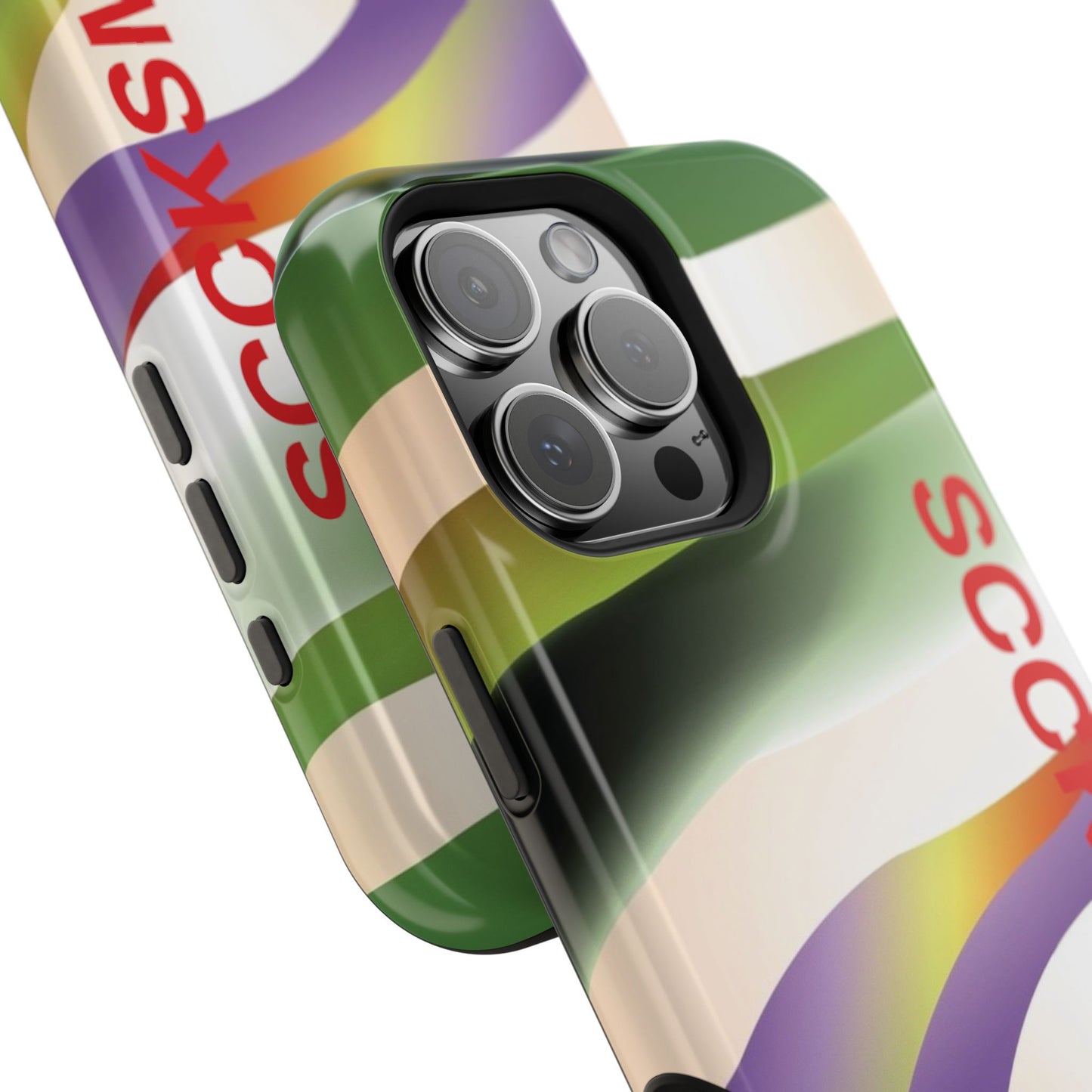 Green Waves Phone Case for "IOS or Apple"