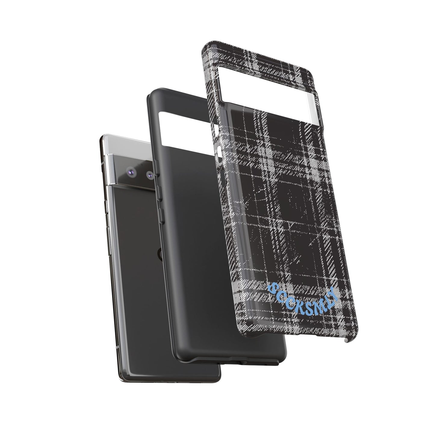 Smoky Grungy Plaid Phone Case for Google Pixel