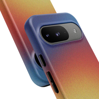 Faded Sunset Aura Tough Phone Case for Google Pixel