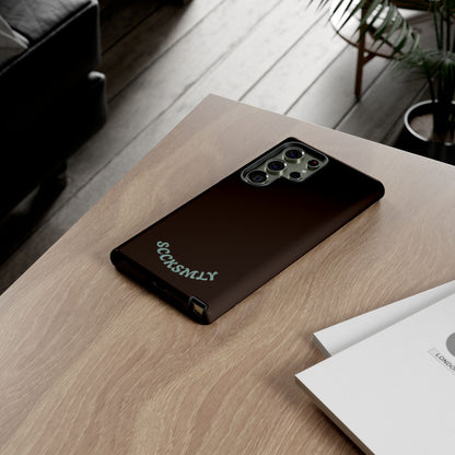 SOLID Espresso Mint Tough Phone Case for Samsung