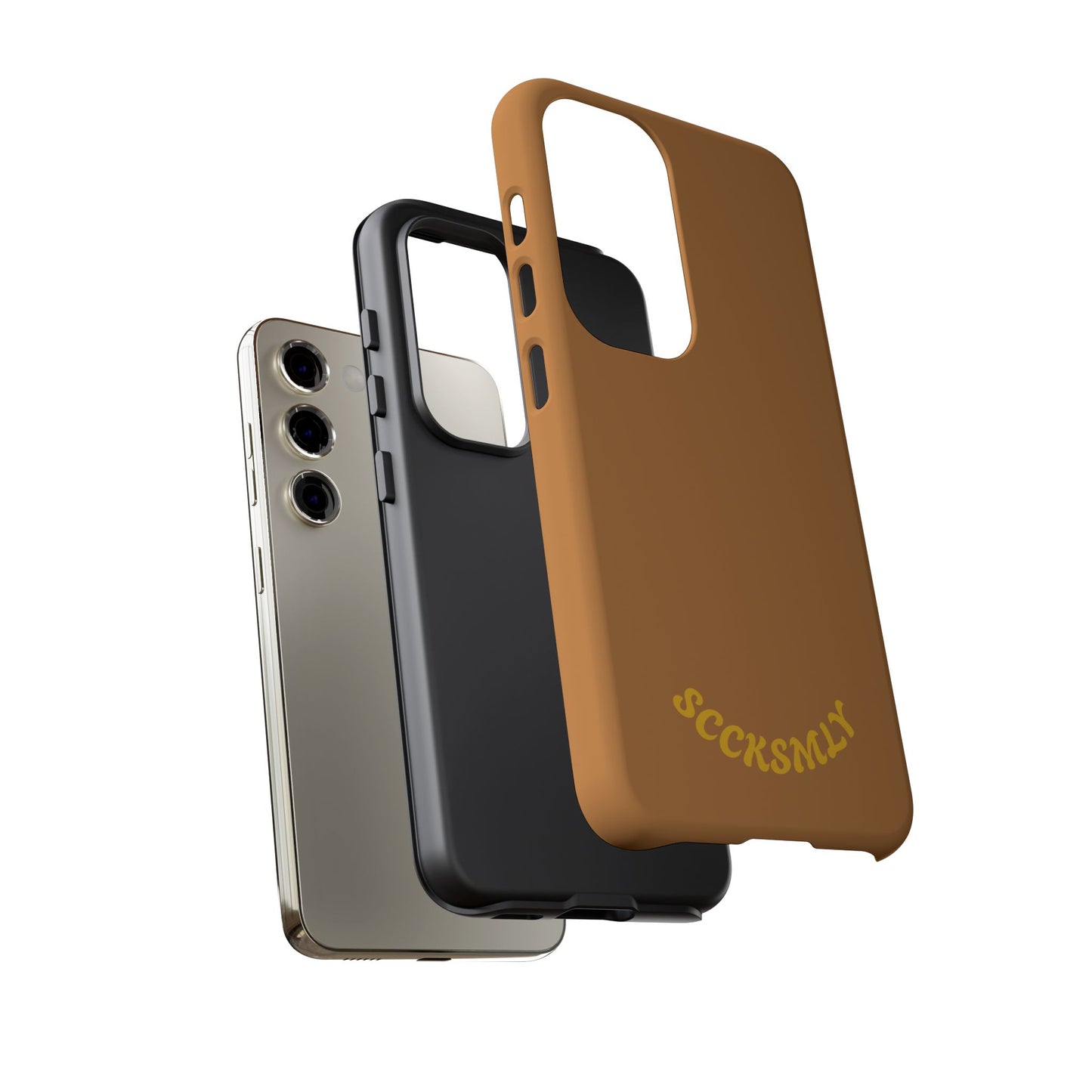 SOLID Spice Caramel Tough Case for Samsung