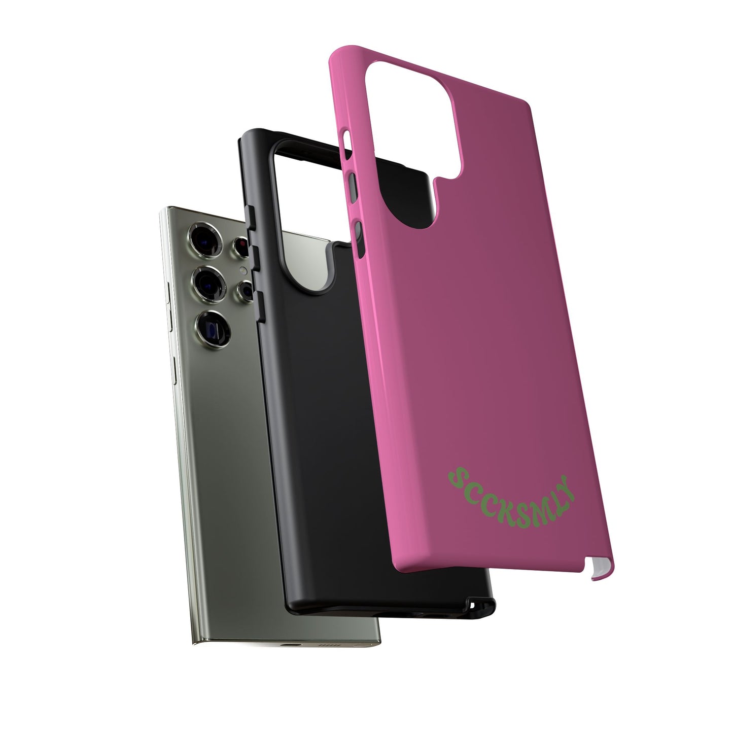 SOLID Sweet Static Pink Tough Case for Samsung