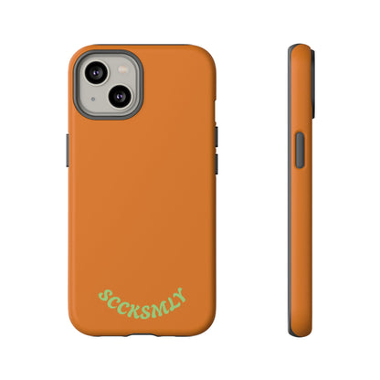 SOLID Terracotta Caoal Tough Case for Apple