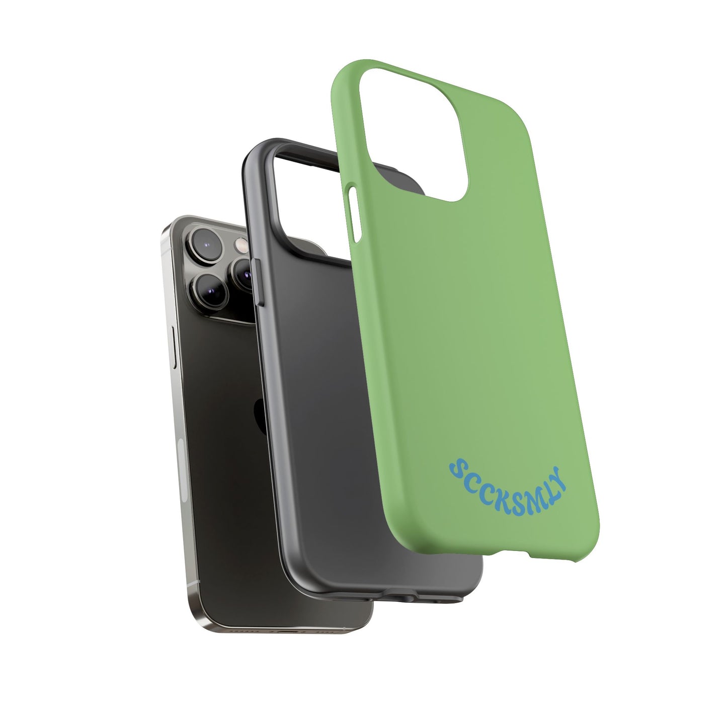 SOLID Sour Lime Tough Case for Apple