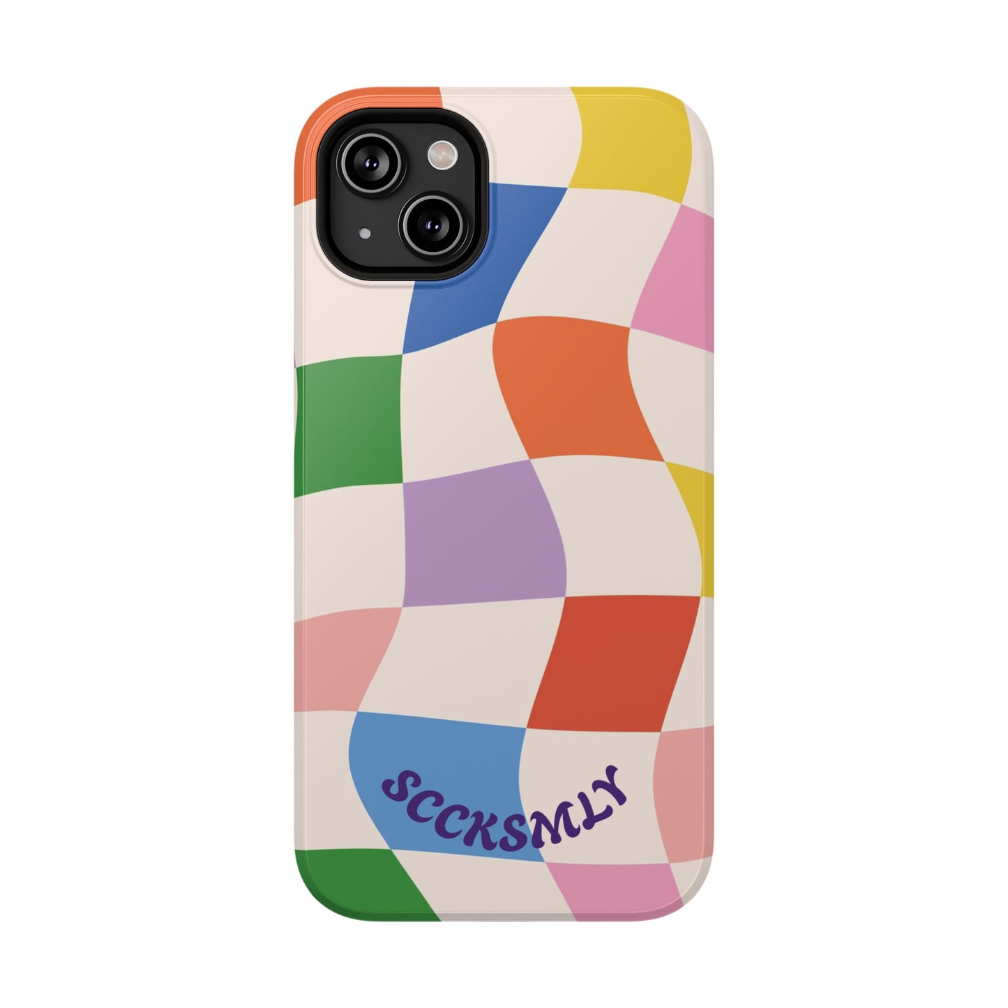 Checker Flicker Phone Case "IOS or Apple"