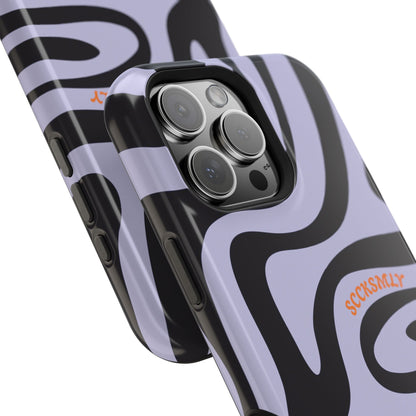Purple Swirl Phone Case for Apple