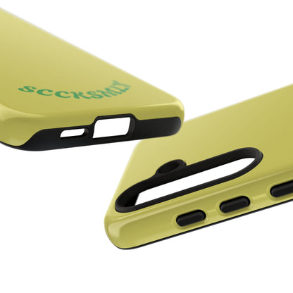 SOLID Lemon Pop Tough Case for Samsung