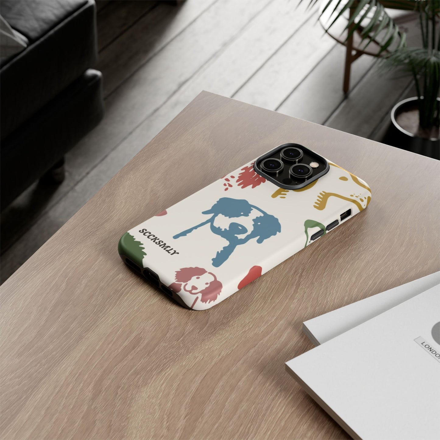 Paws & Portraits Tough Phone Case for Apple