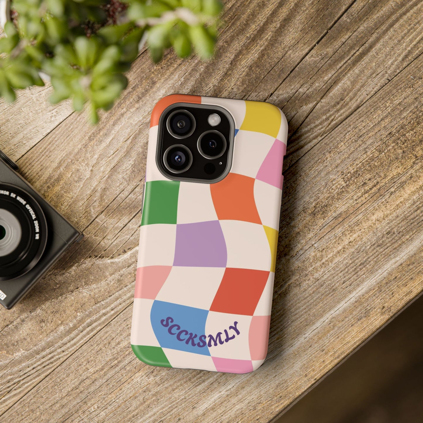 Checker Flicker Phone Case Apple