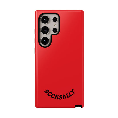 SOLID Screaming Red Tough Case for Samsung