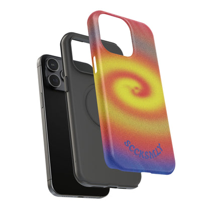 Toxic Spiral Tough Phone Case for Apple