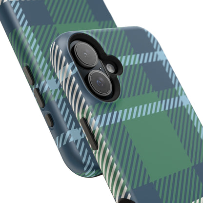 Earth and Sky Plaid Phone Case for Apple