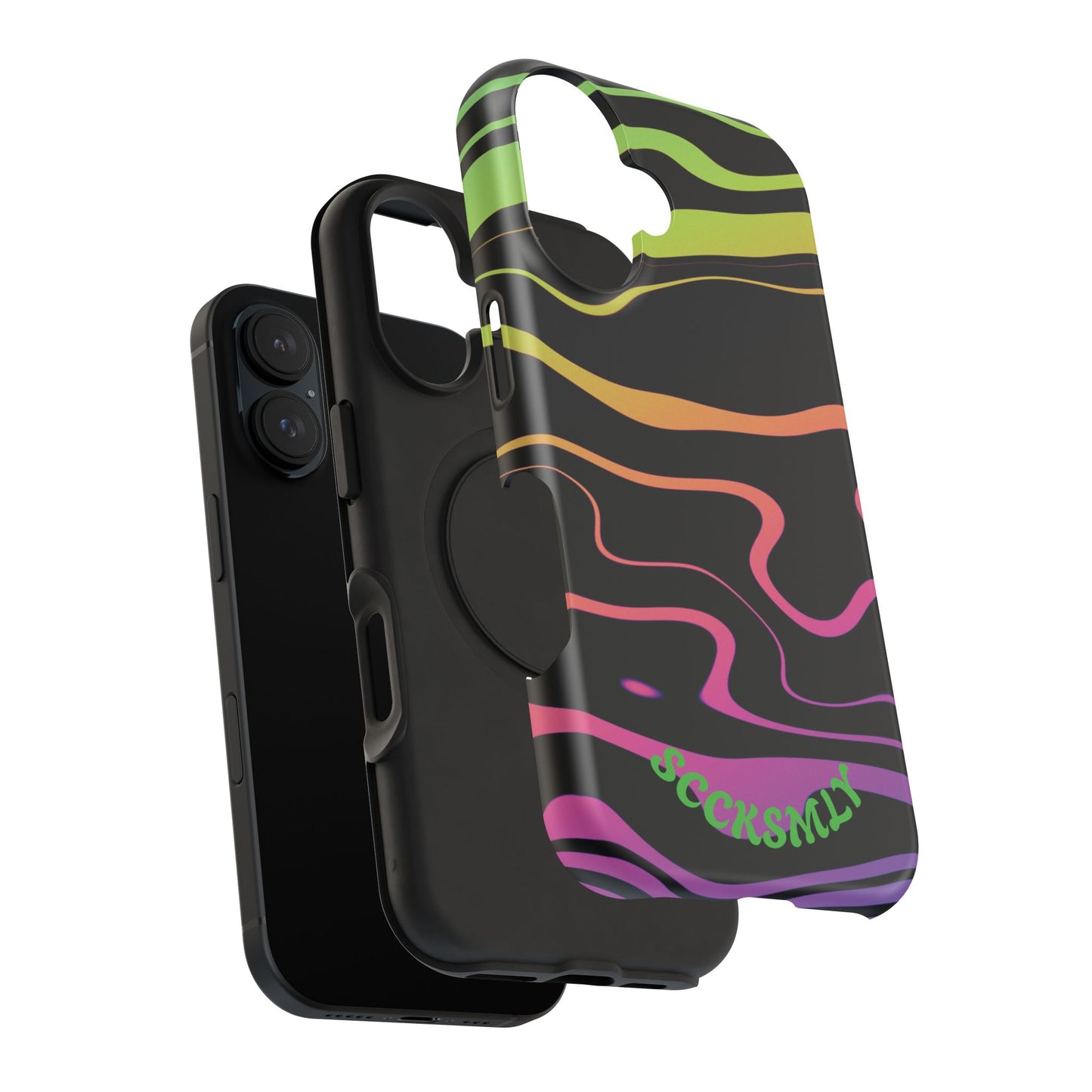Dark Rainbow Phone Case for Apple