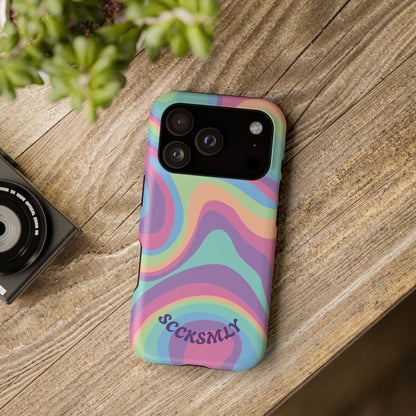 Pastel Swirl Phone Case for Apple