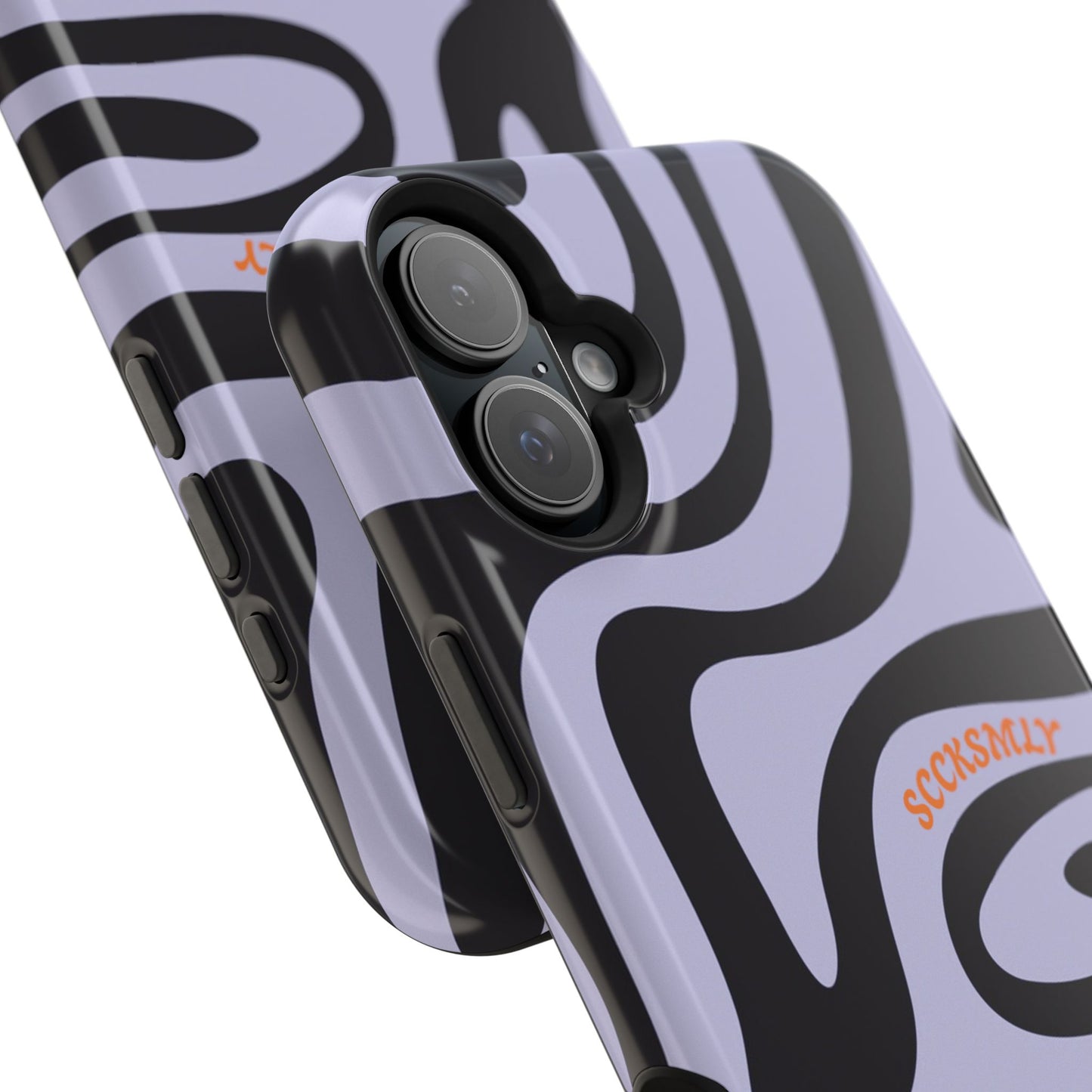 Purple Swirl Phone Case for "IOS or Apple"