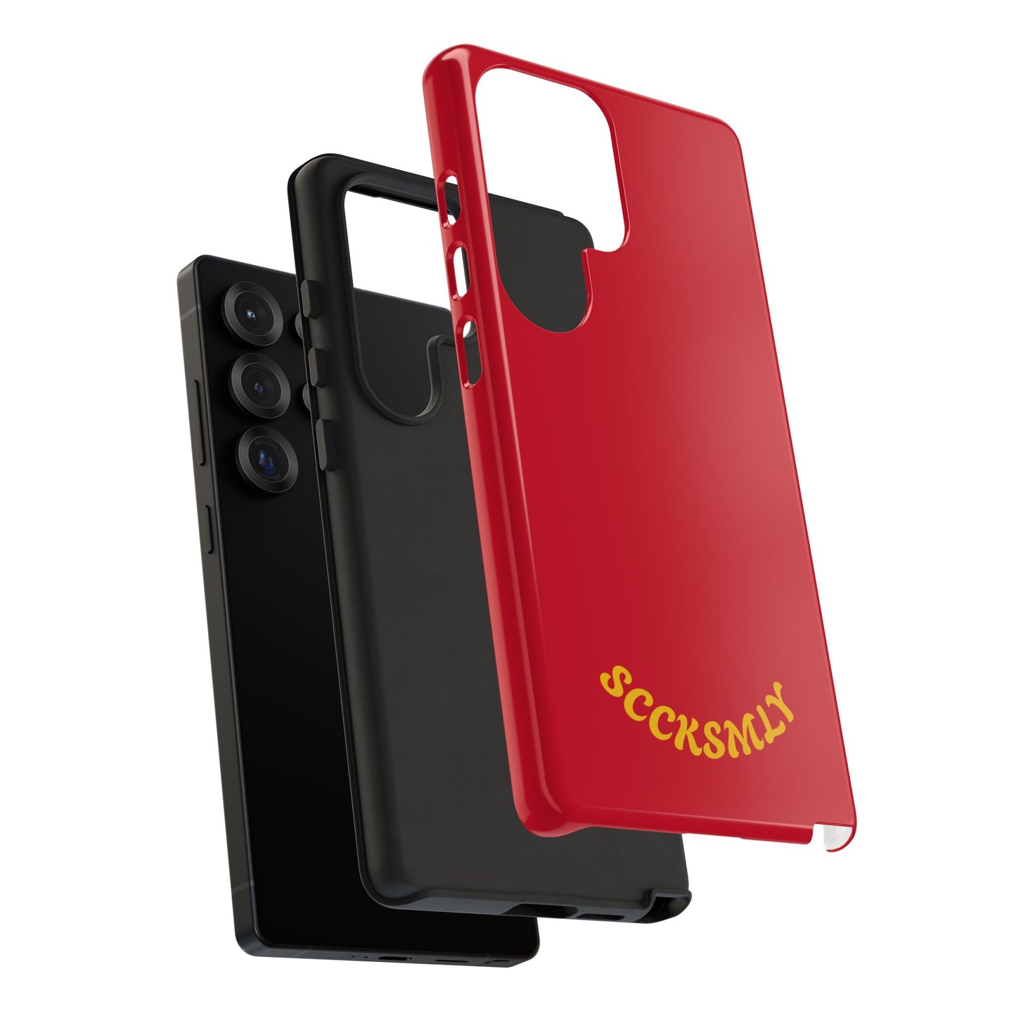SOLID Calm Cherry Tough Case for Samsung